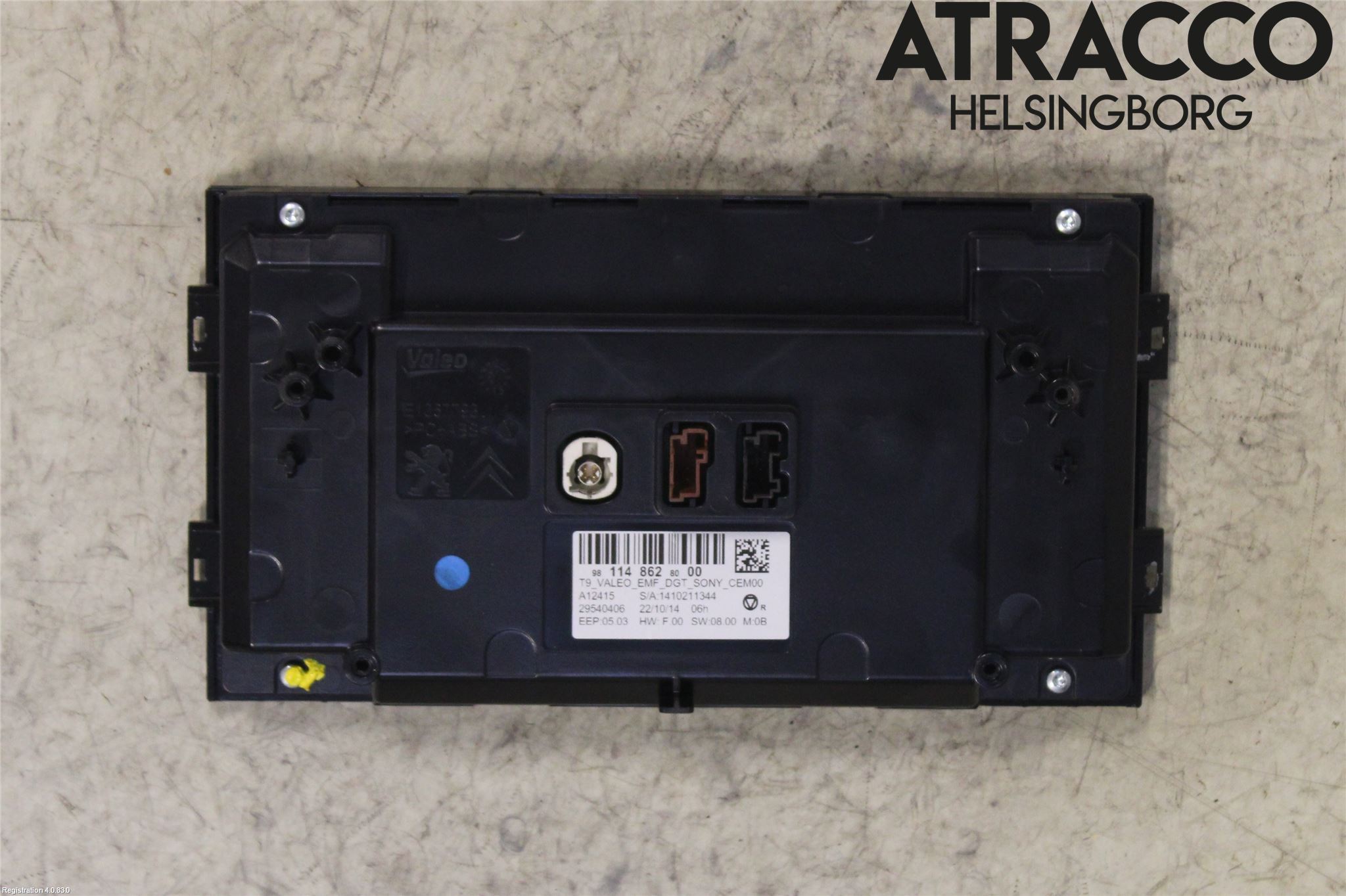 Peugeot 308 14-21 Multifunktionsdisplay