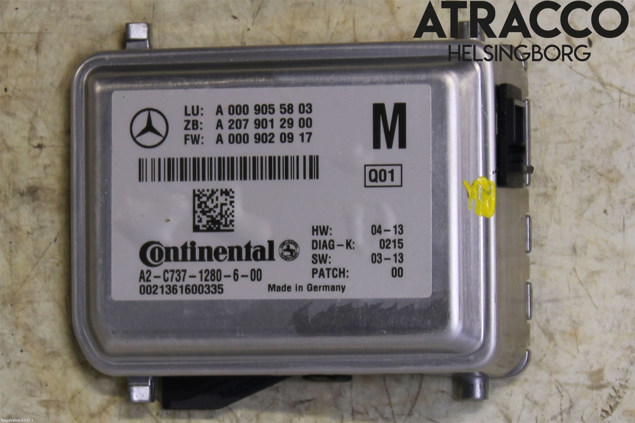 Mercedes-Benz MB E-KLASS (W212) 09-16 Sensor Aktivt Kollisionsskydd