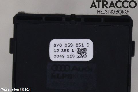 Audi A3/S3 8V 13-20 Strömställare Elhiss