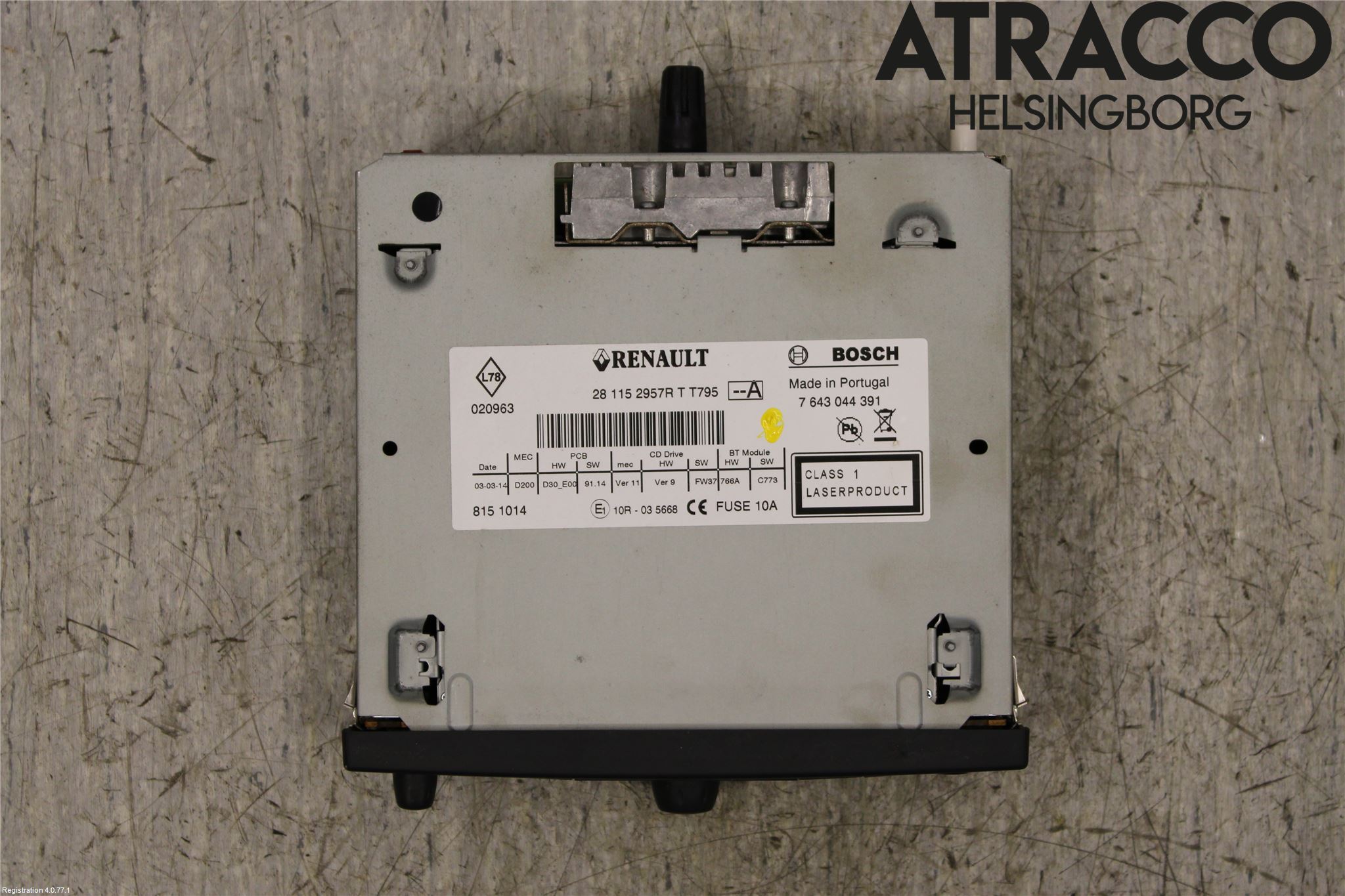 Opel VIVARO 01-14 Cd Radio - Multimediapanel