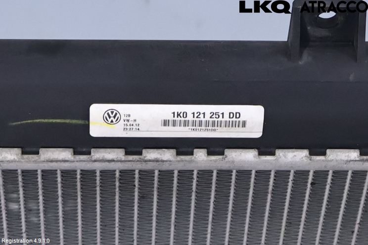 Volkswagen VW TOURAN 10-15 Kylare Man