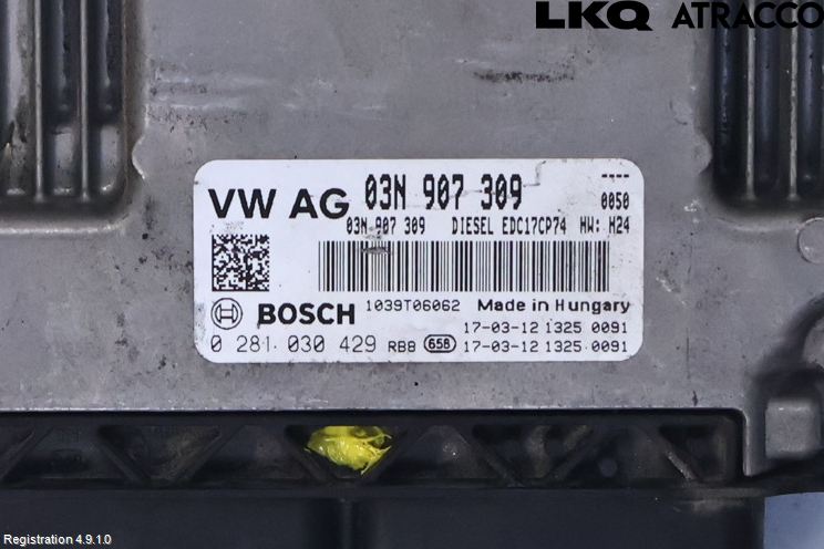 Volkswagen VW TIGUAN 16-24 Styrenhet Inspump Diesel