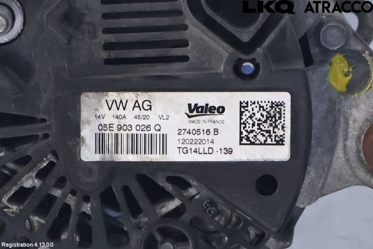 Volkswagen VW T-ROC 18- Generator