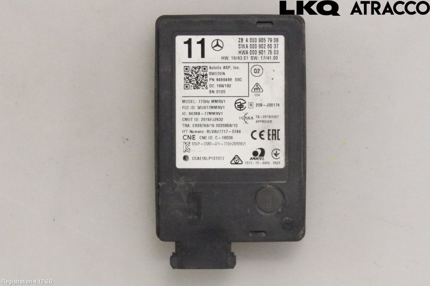 Mercedes-Benz MB E-KLASS (W213) 16-23 Sensor Aktivt Kollisionsskydd