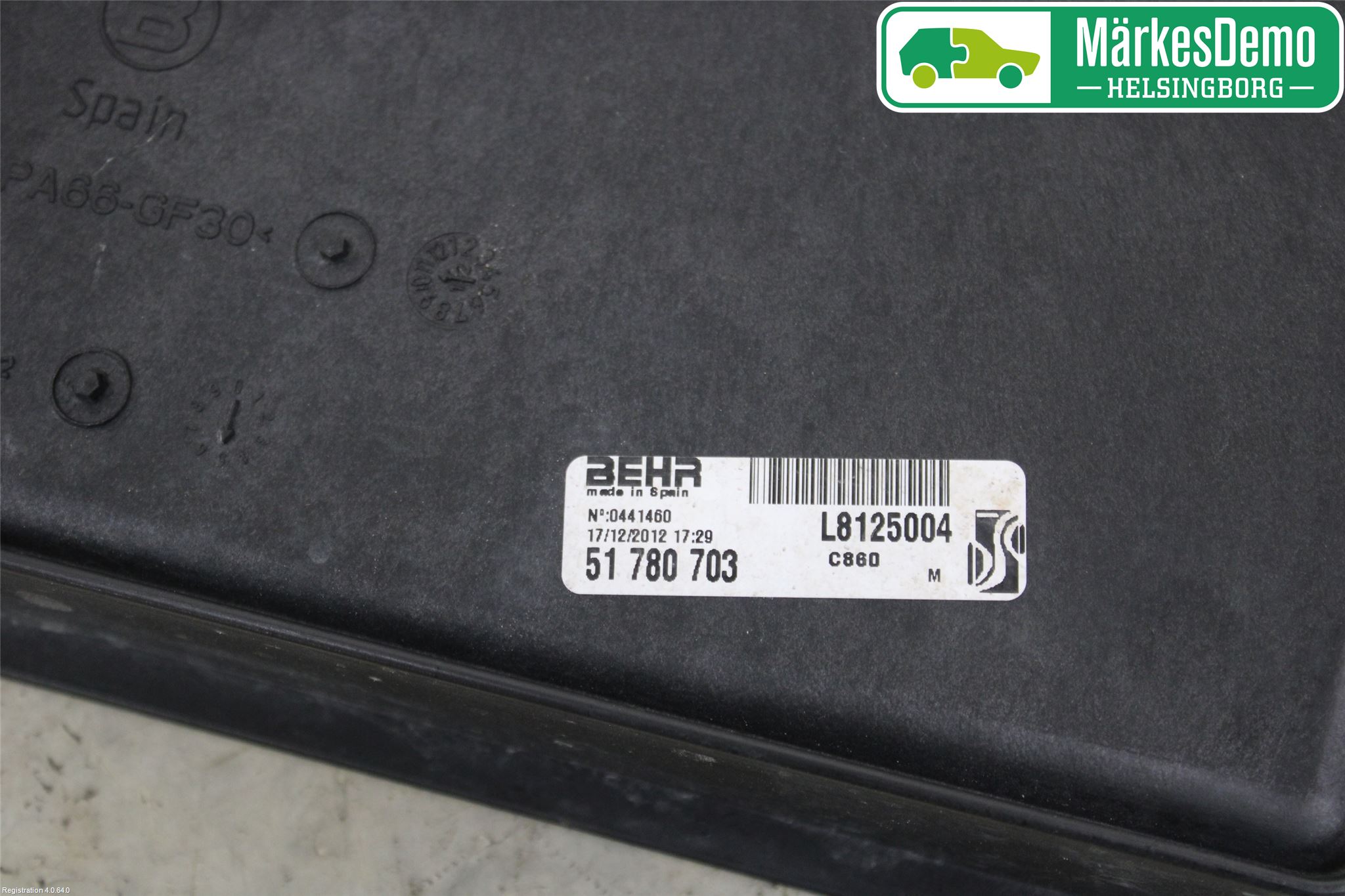 Peugeot BIPPER Kylfläkt El