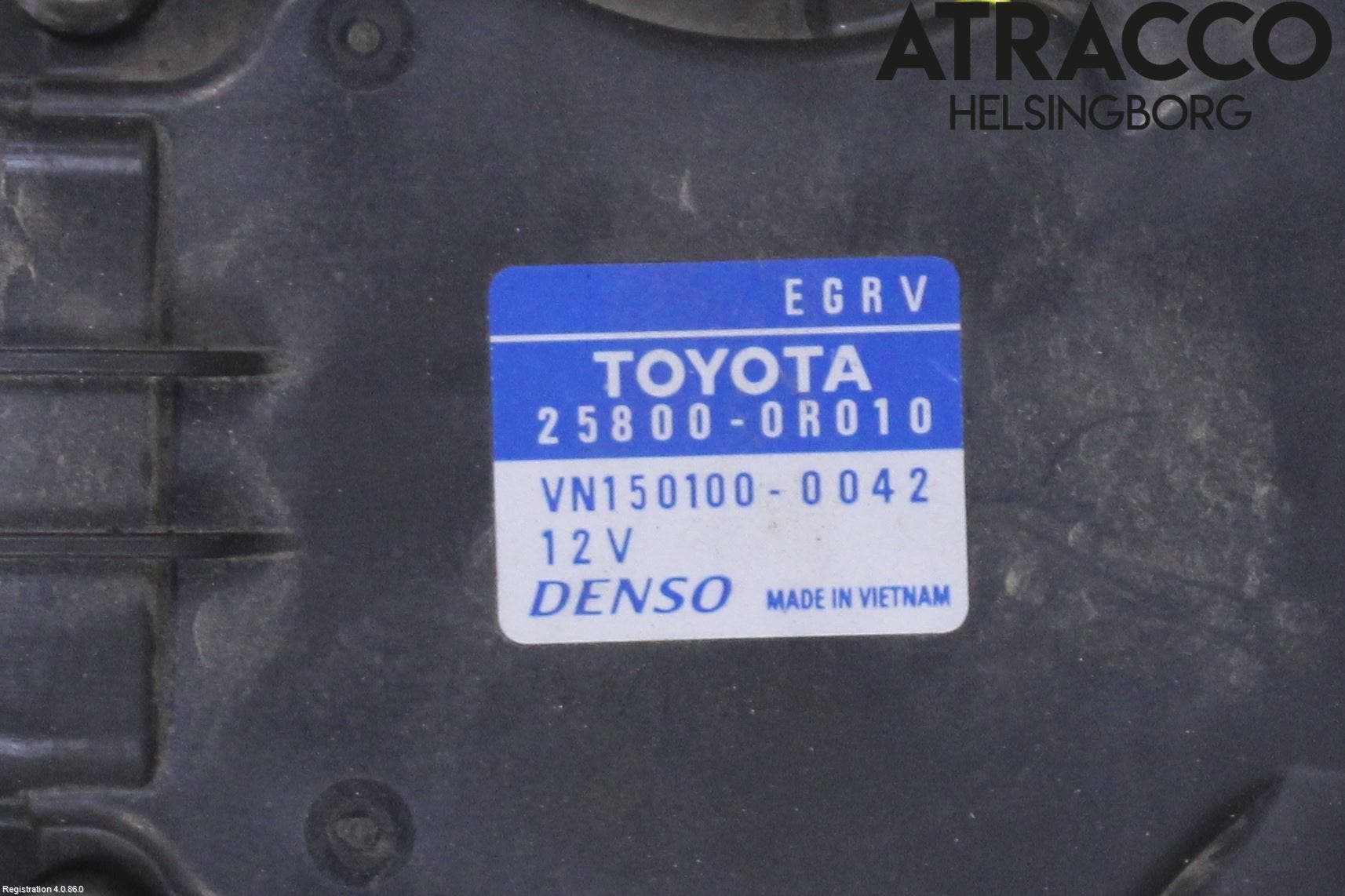 Toyota AVENSIS 09-15 Egr Ventil