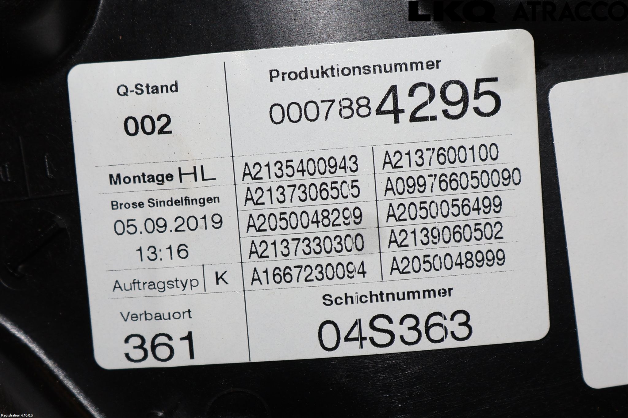 Mercedes-Benz MB E-KLASS (W213) 16-23 Fönsterhiss El Kompl