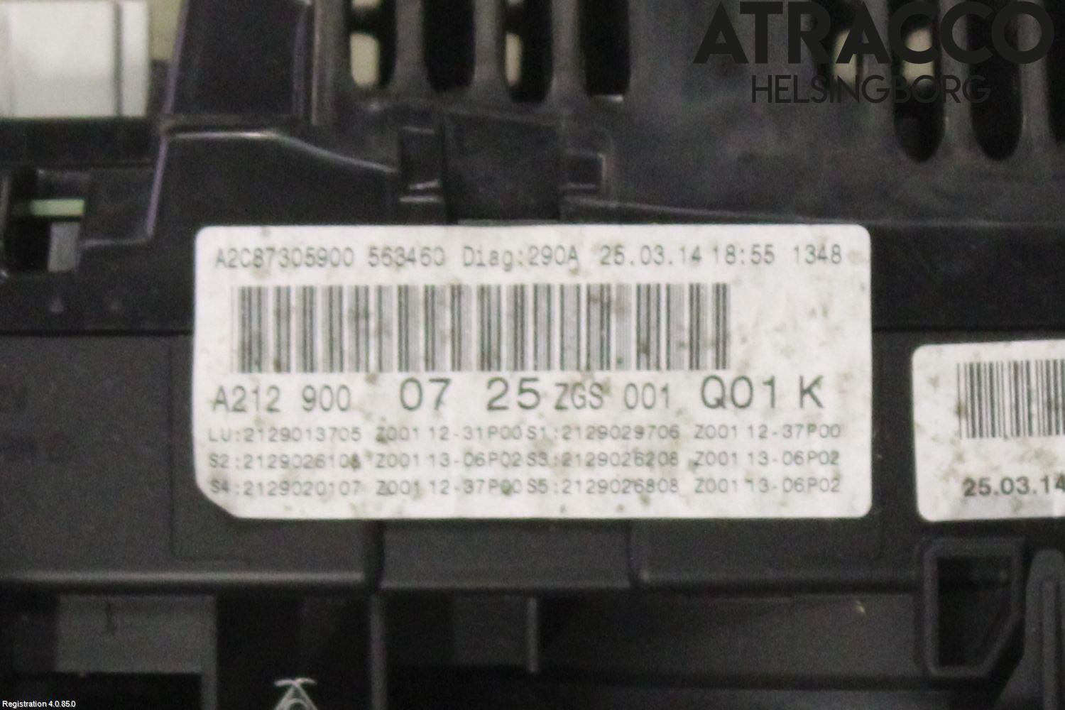 Mercedes-Benz MB E-KLASS (W212) 09-16 Instrument Komb