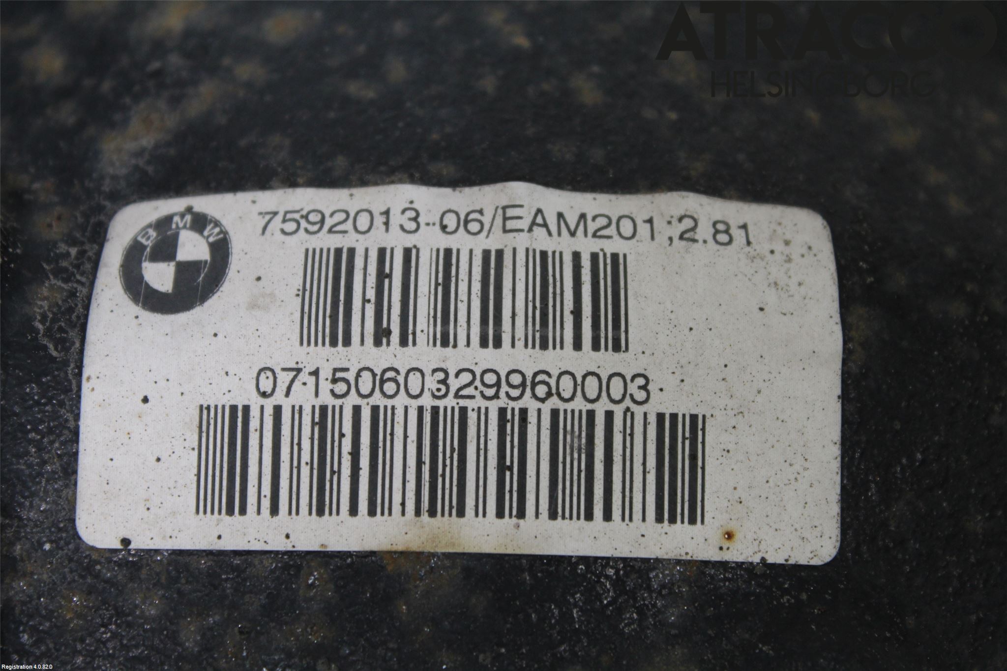 BMW X3 F25 10-17 Bakväxel-Diff