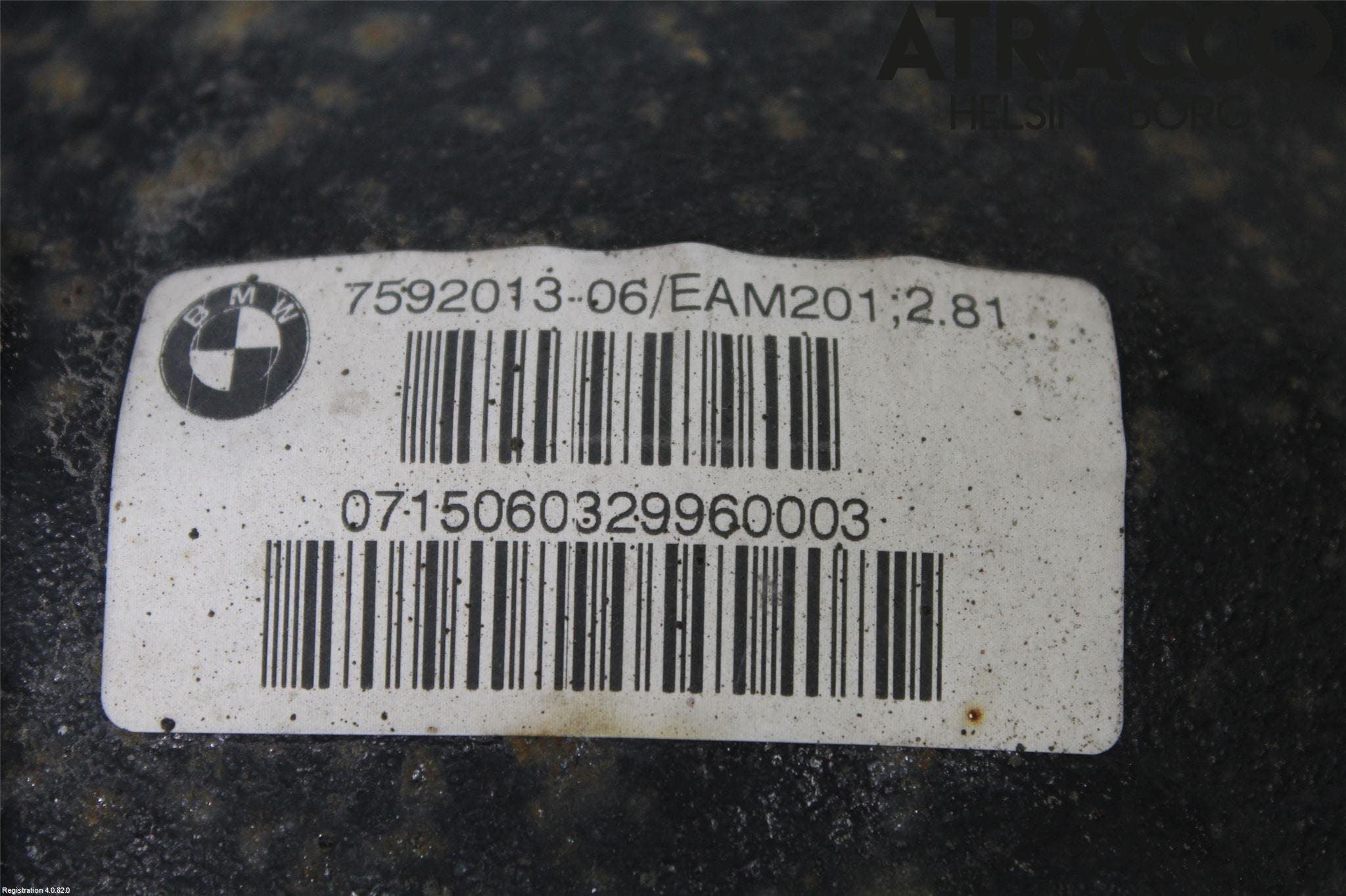 BMW X3 F25 10-17 Bakväxel-Diff