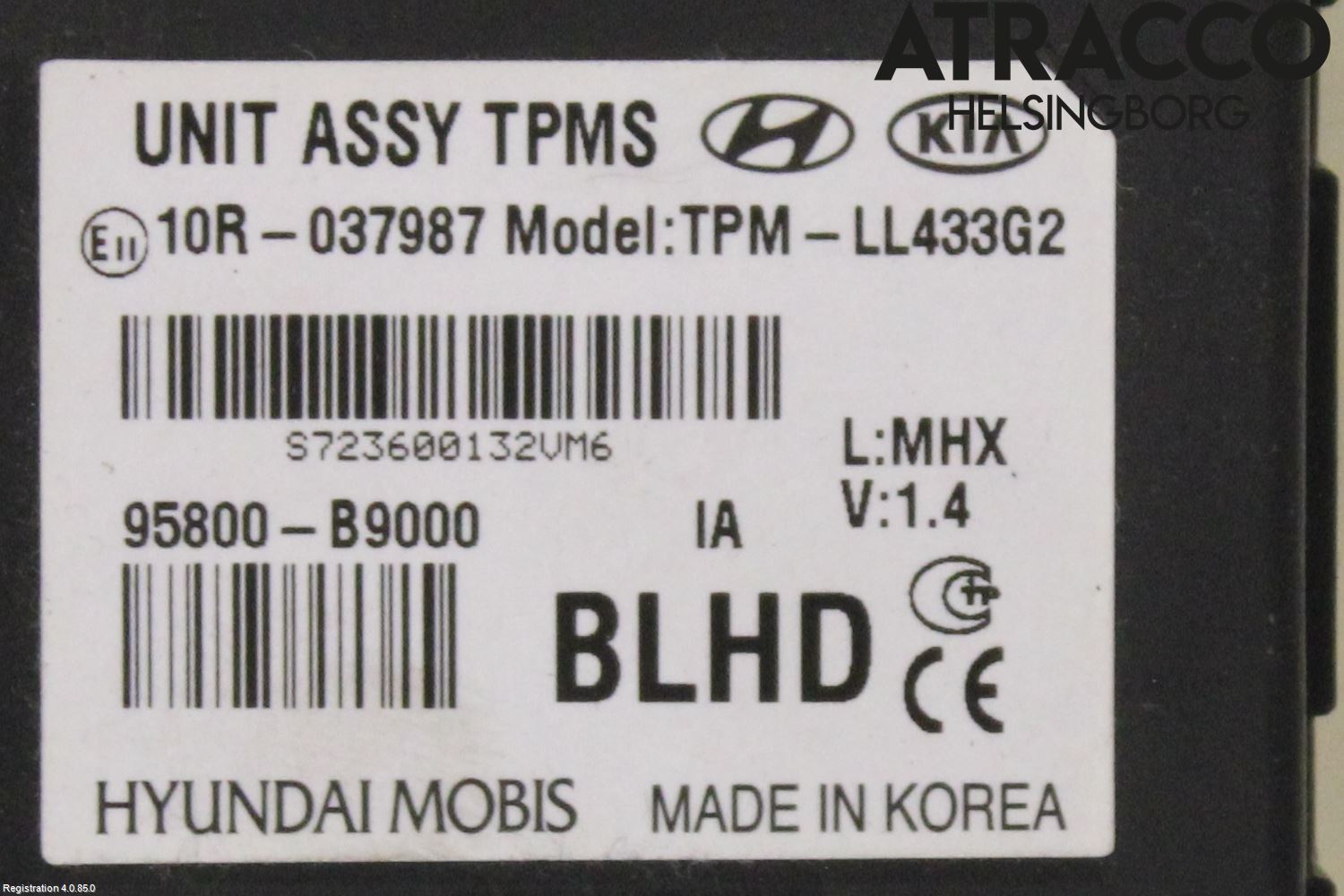 Hyundai i10 BA 17-20 Styrenhet Övrigt