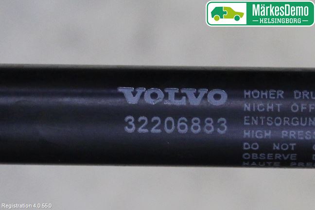 Volvo XC40/RECHARGE 18- Gasfjäder Motorhuv