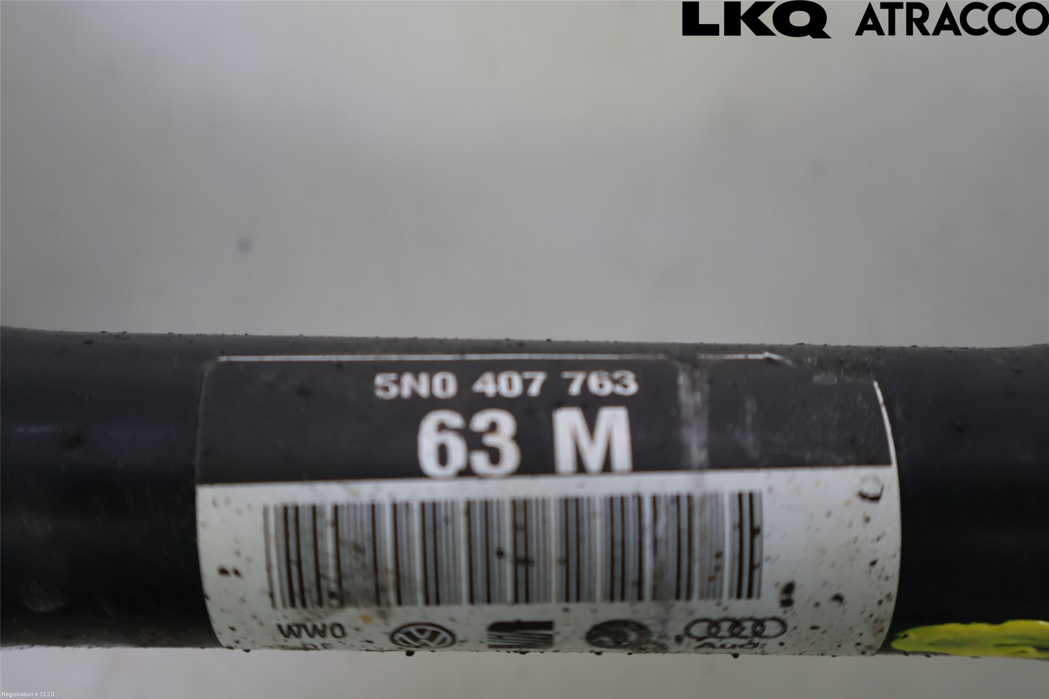 Volkswagen VW TIGUAN 07-16 Drivaxel Fram Vänster