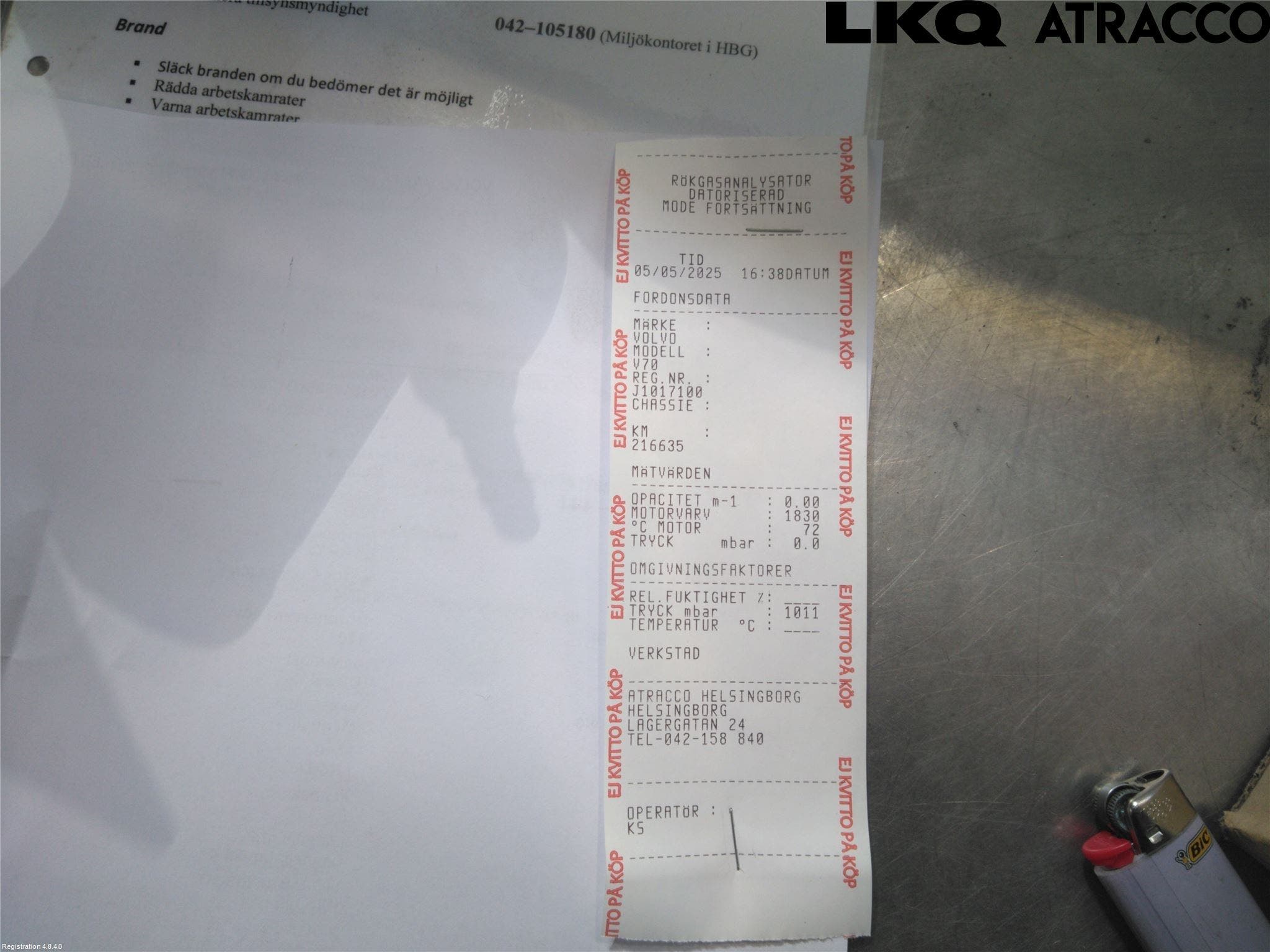 Volvo V70 08-13 Motor Diesel