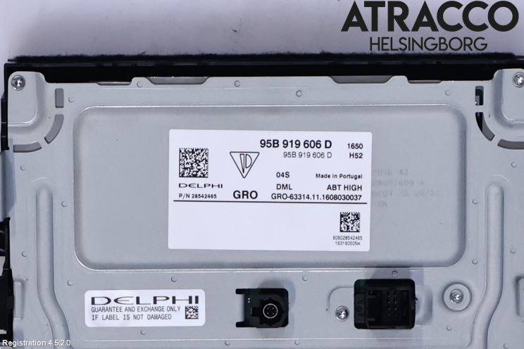 Porsche MACAN/EV 14- Multifunktionsdisplay