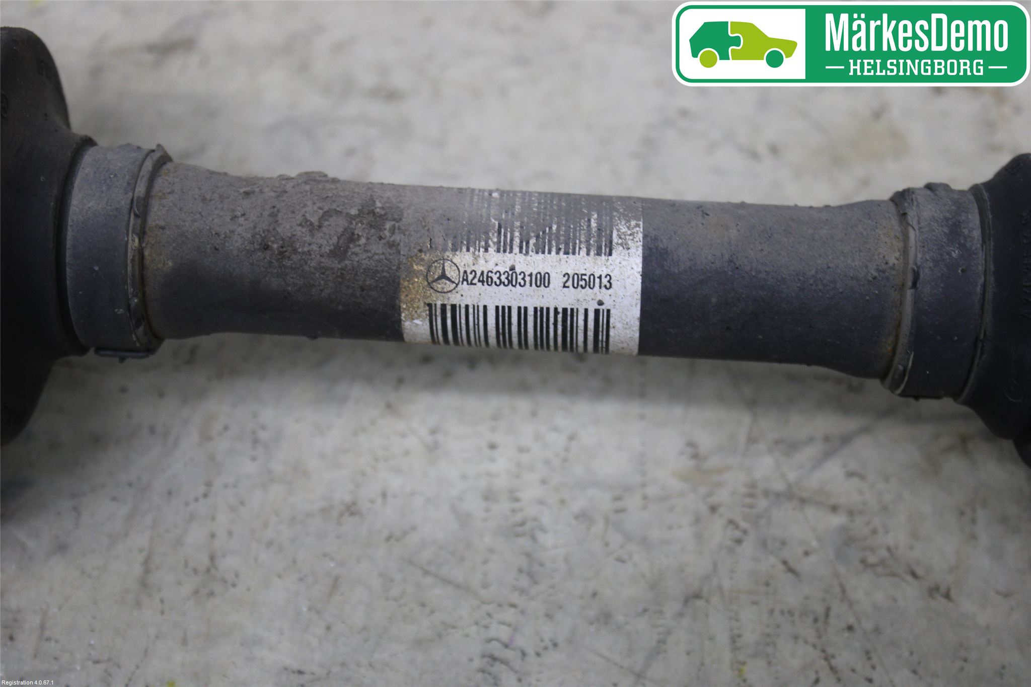 Mercedes-Benz MB B-KLASS (W246/W242) 12-19 Drivaxel Fram Vänster