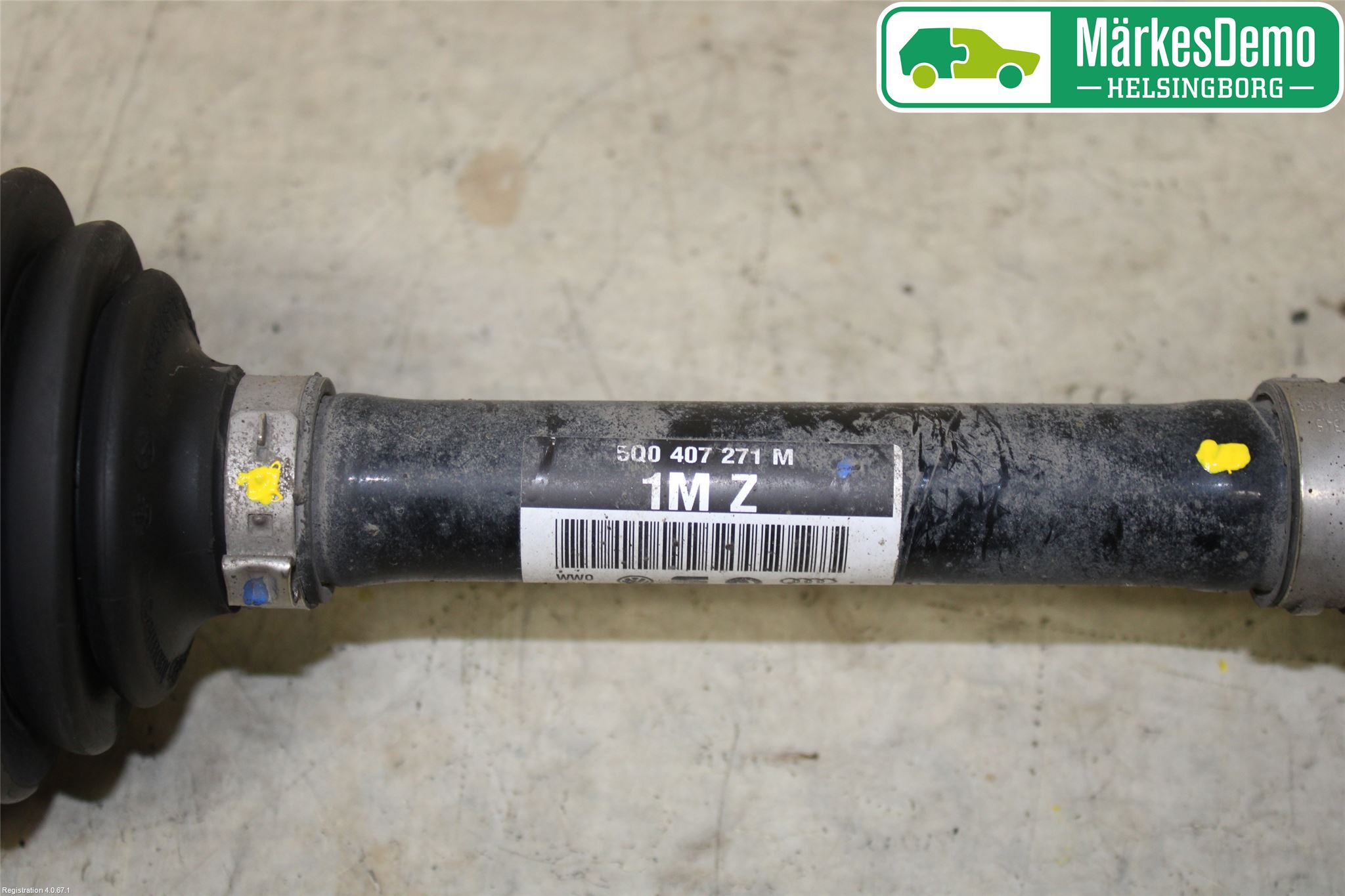Volkswagen VW GOLF / E-GOLF VII 13-20 Drivaxel Fram Vänster