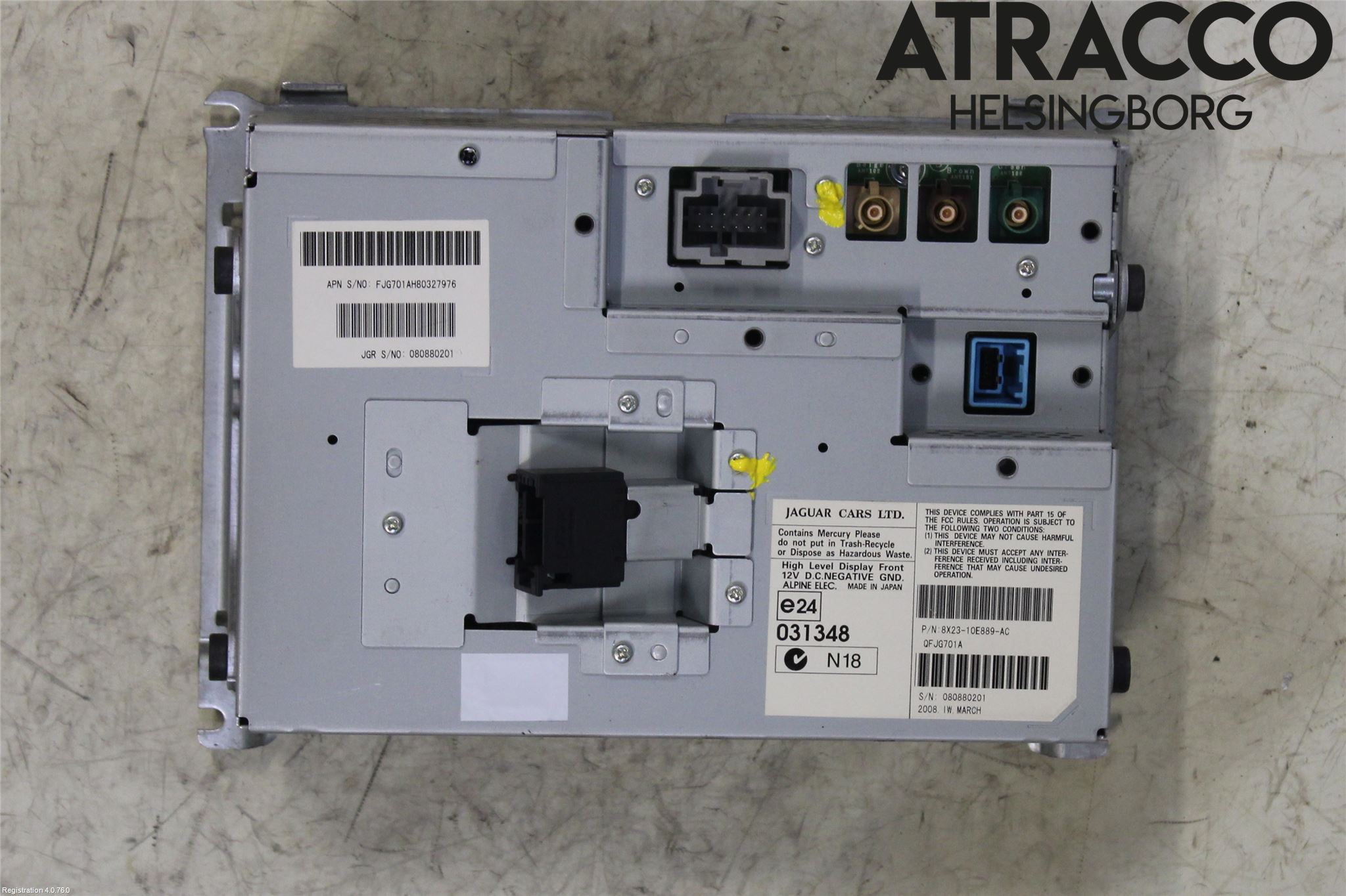Jaguar XF 08-15 Multifunktionsdisplay