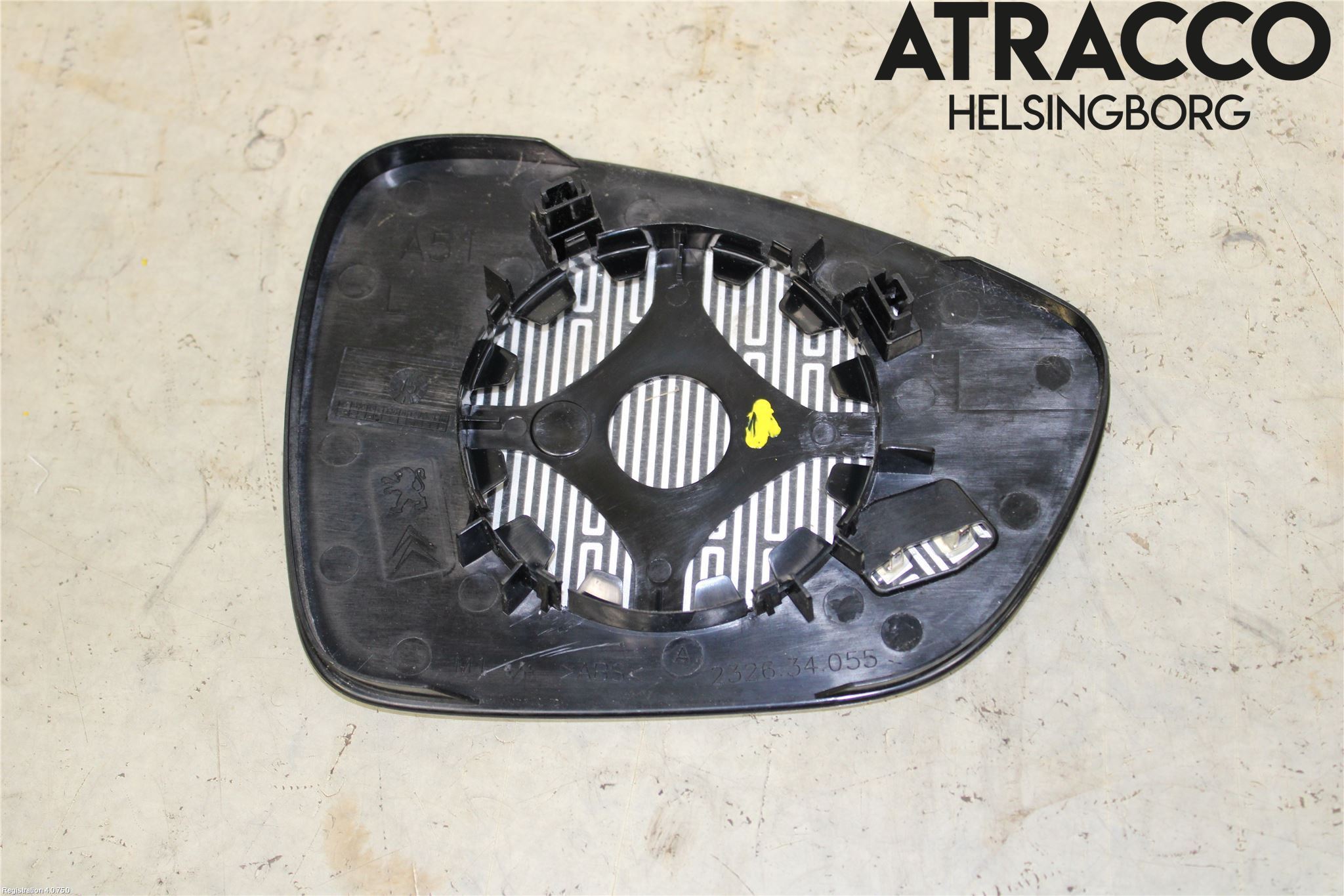 Citroen C3 10-17 Spegelglas Vä