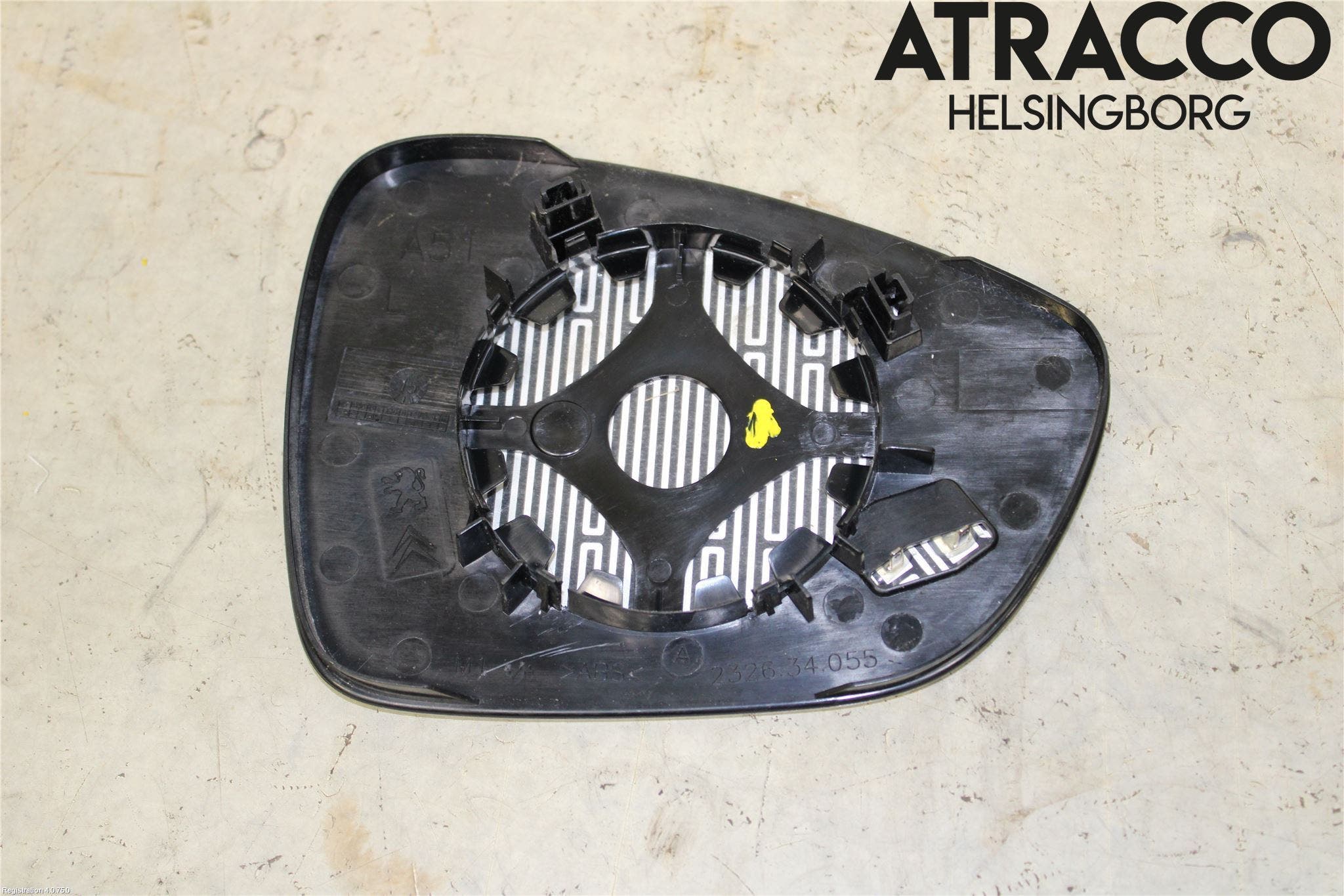 Citroen C3 10-17 Spegelglas Vä