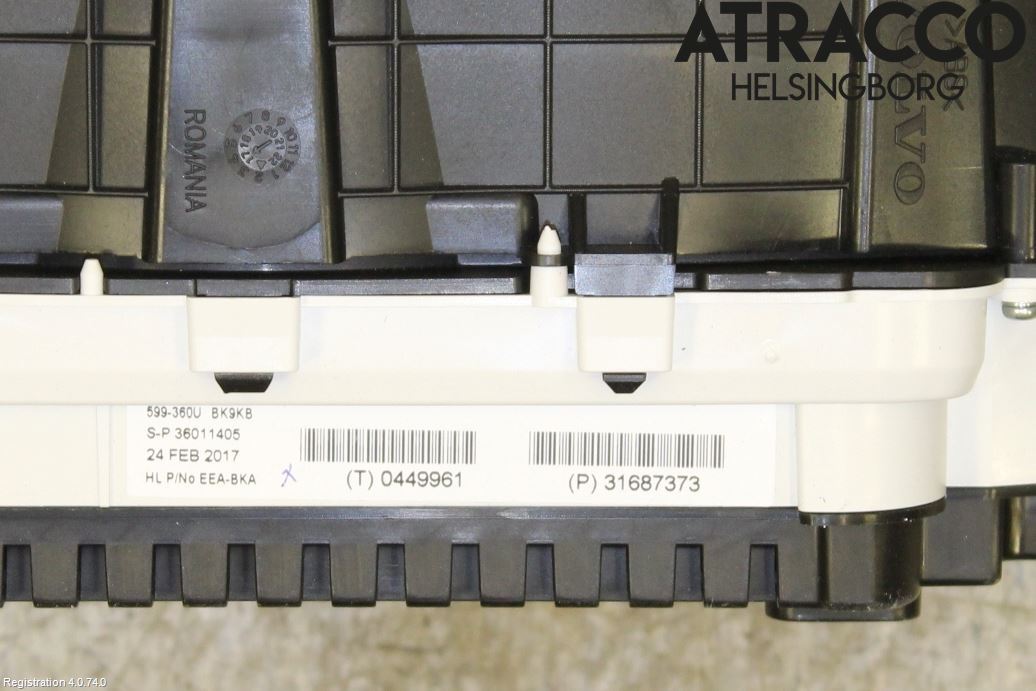 Volvo V40 12-19 Instrument Komb