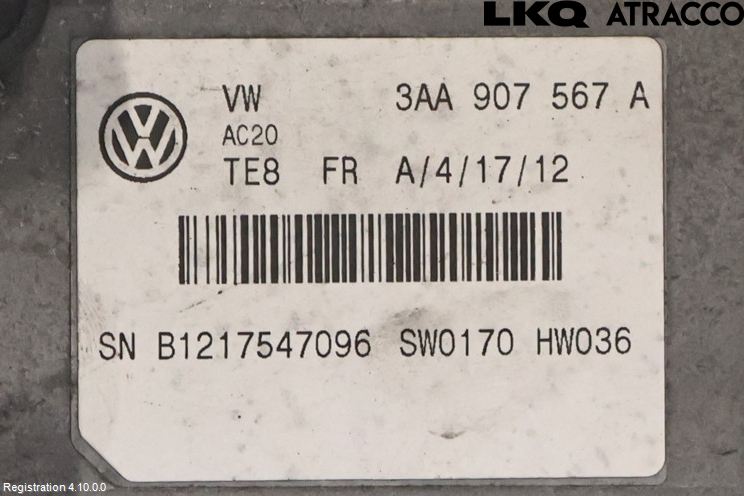 Volkswagen VW PASSAT CC 08-16 Sensor Adaptiv Farthållare