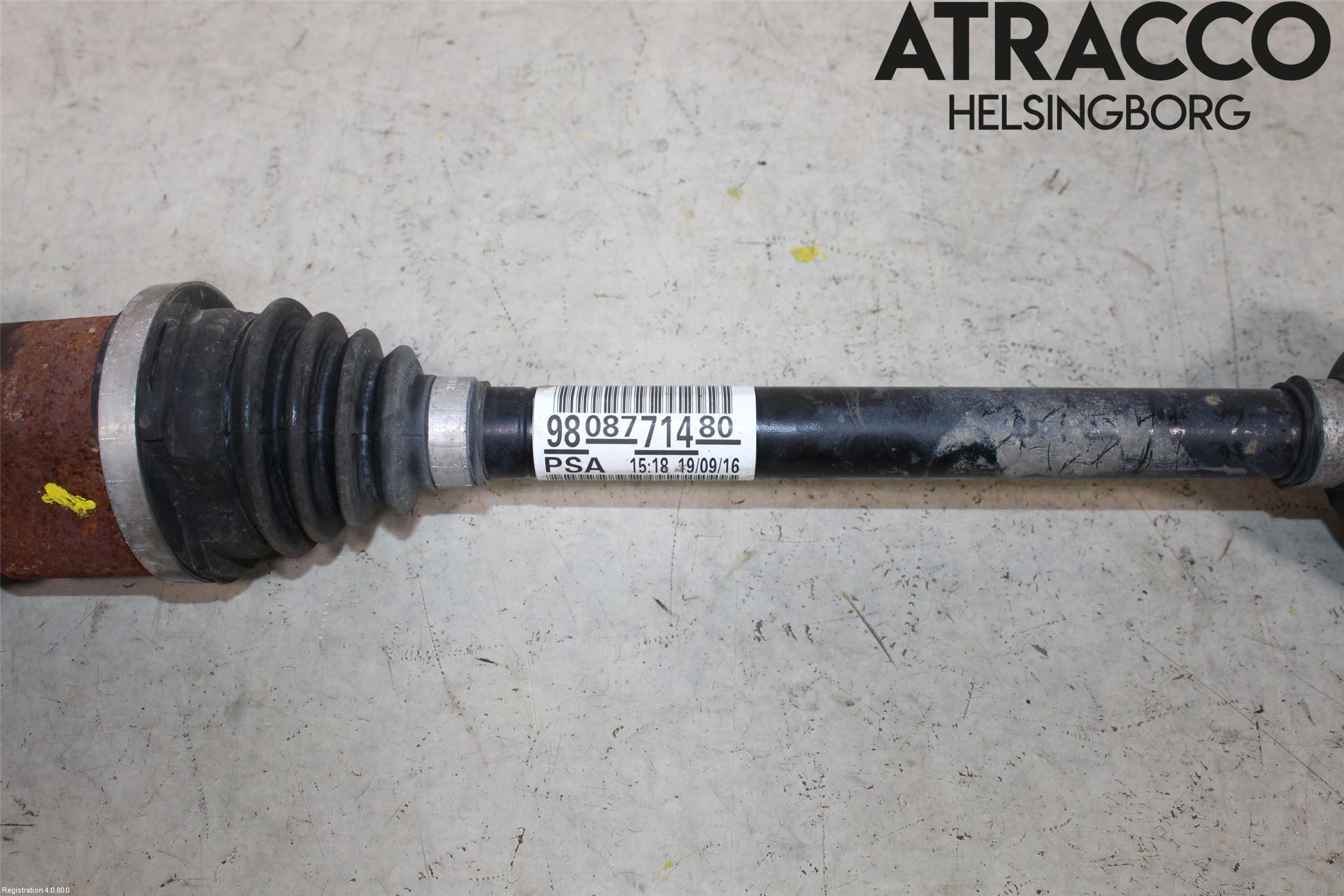 Citroen C4 GRAND PICASSO 14-18 Drivaxel Fram Vänster