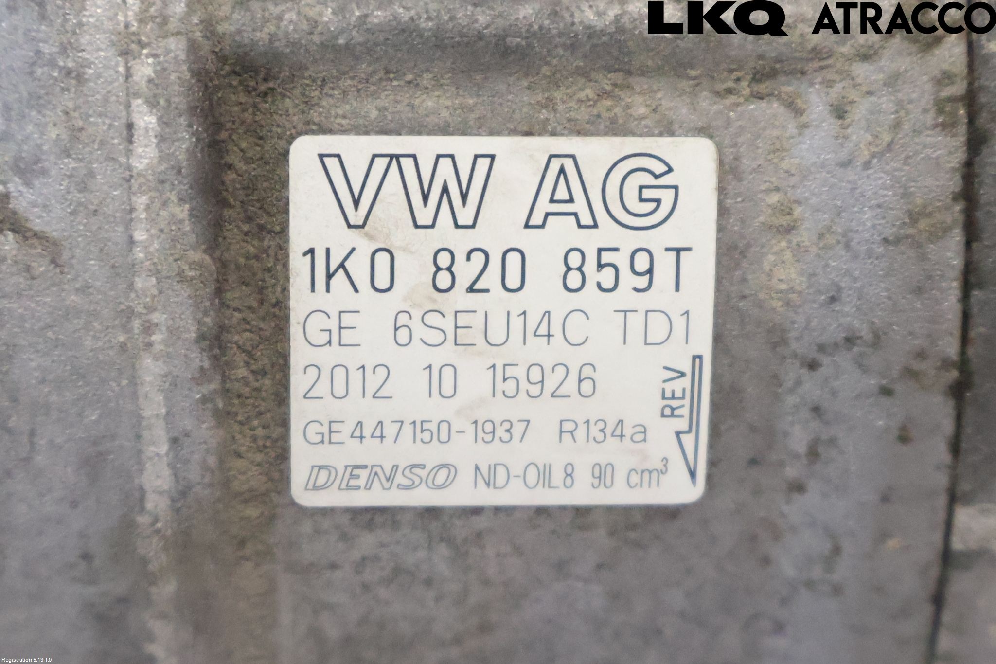 Volkswagen VW BEETLE 12- Ac Kompressor