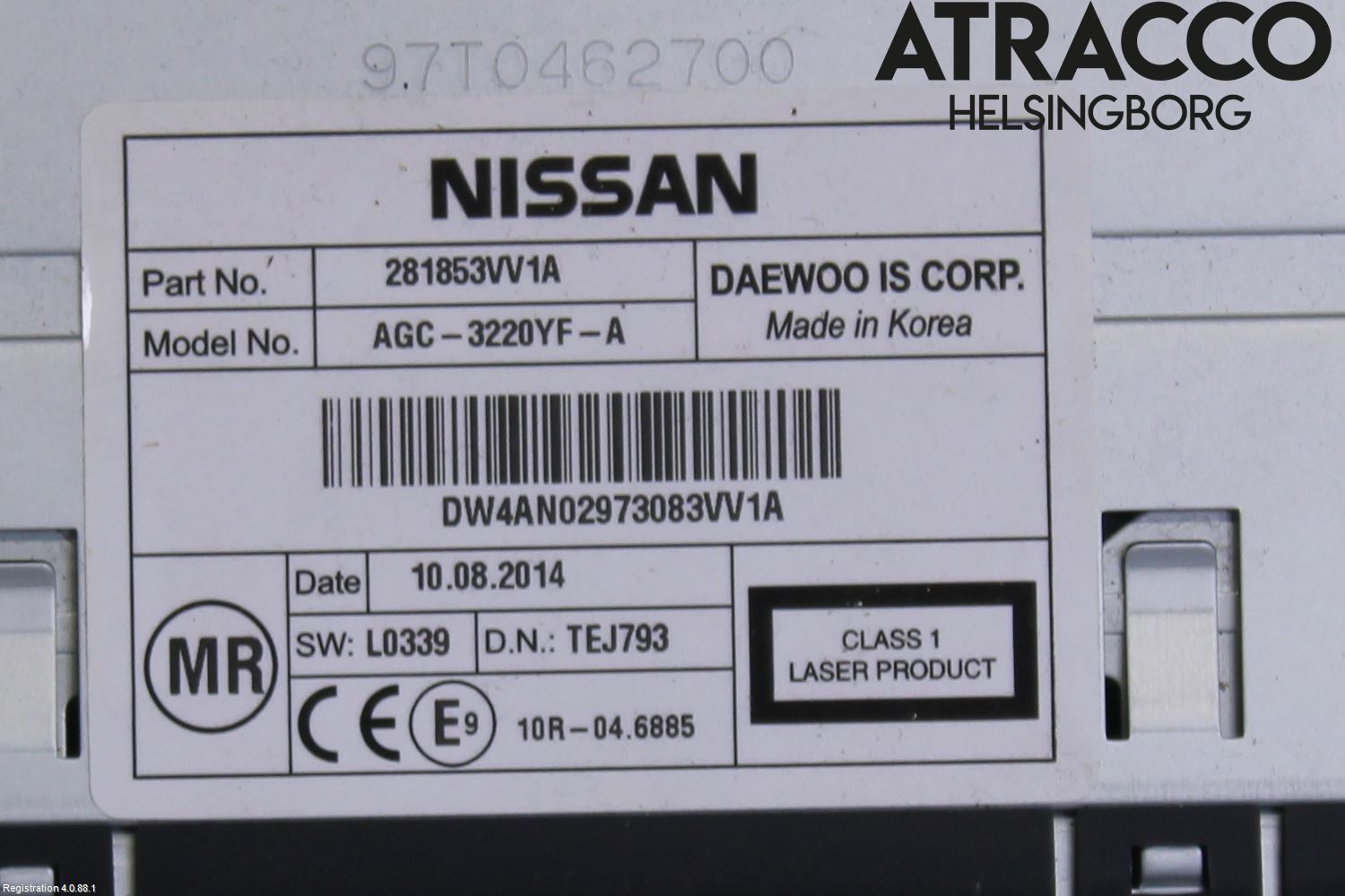 Nissan NOTE E12 14-20 Cd Radio - Multimediapanel