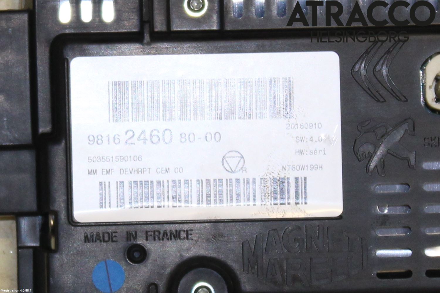 Citroen C3 10-17 Multifunktionsdisplay