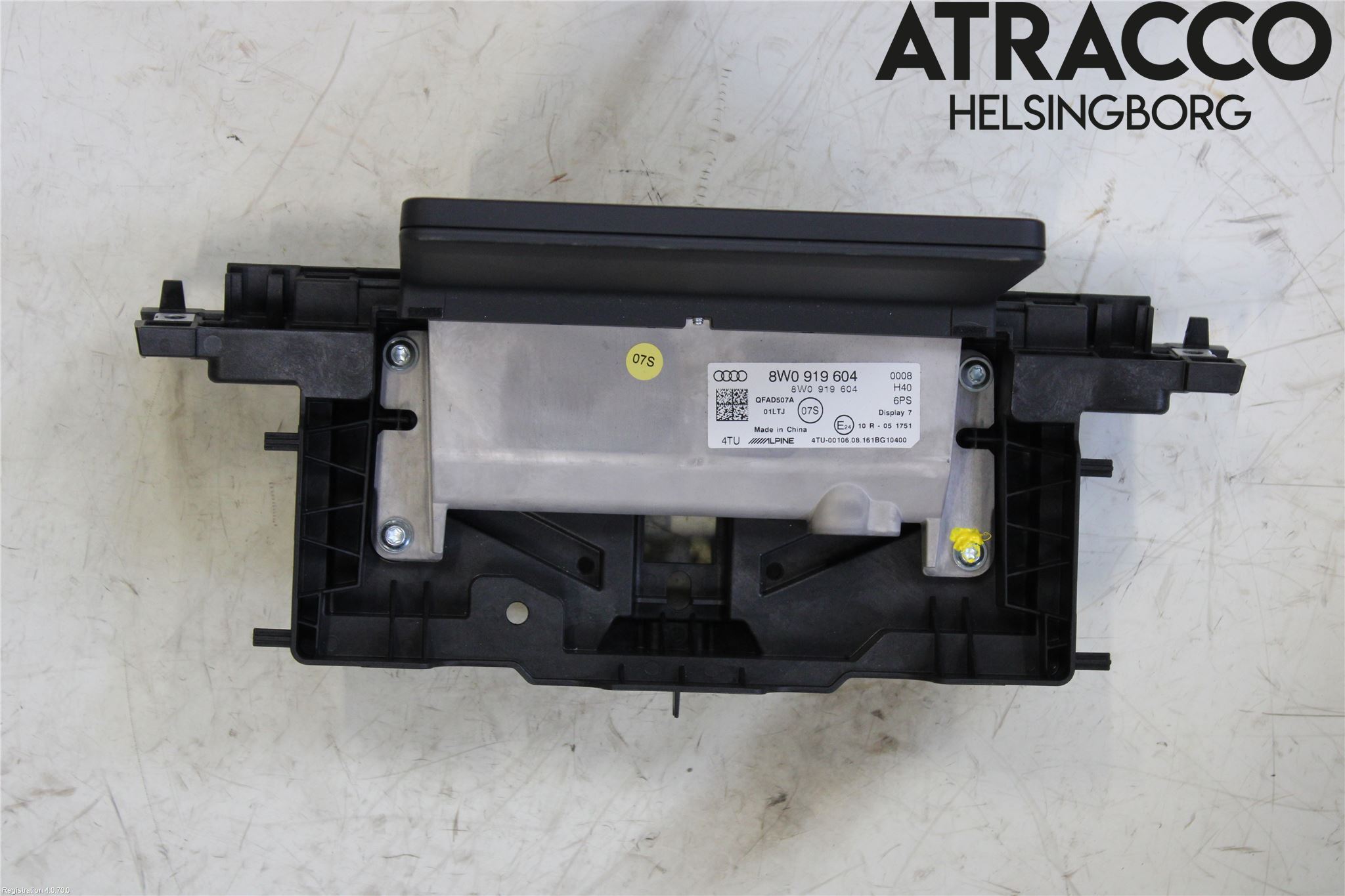 Audi A4/S4 B9 16-19 Multifunktionsdisplay