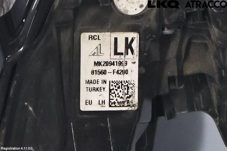 Toyota C-HR 24- Bakljus Vänster