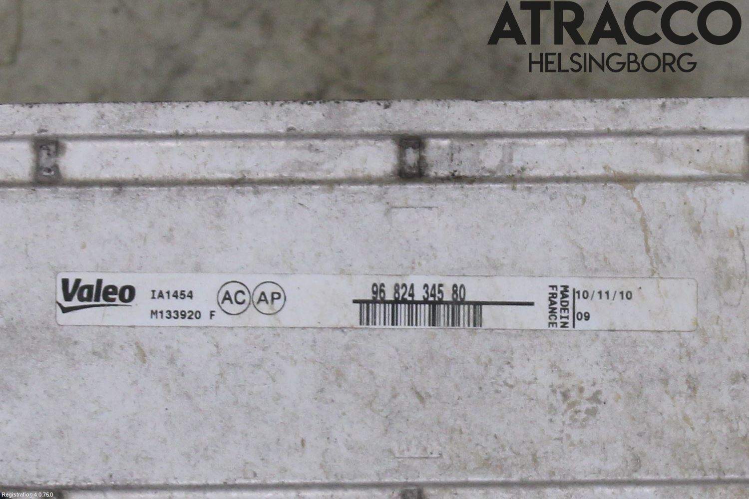 Peugeot PARTNER 08-15 Laddluft-Intercooler Kyl