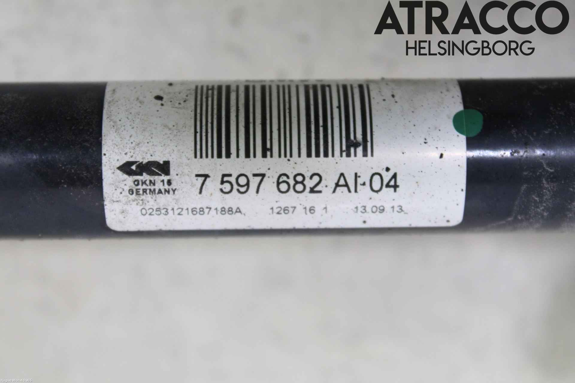 BMW 3 F30/F31/F80 12-19 Drivaxel Bak Höger