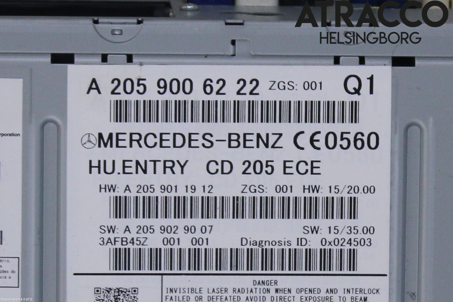 Mercedes-Benz MB VITO/V-KLASS (W640,W447,W448) 14- Cd Radio - Multimediapanel