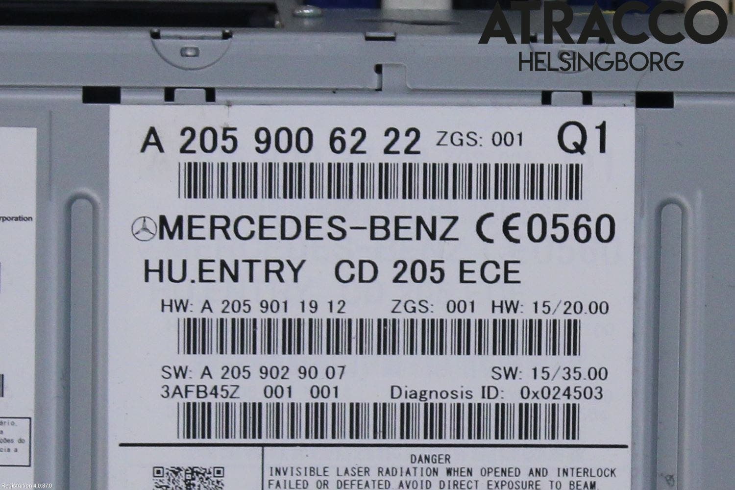 Mercedes-Benz MB VITO/V-KLASS (W640,W447,W448) 14- Cd Radio - Multimediapanel