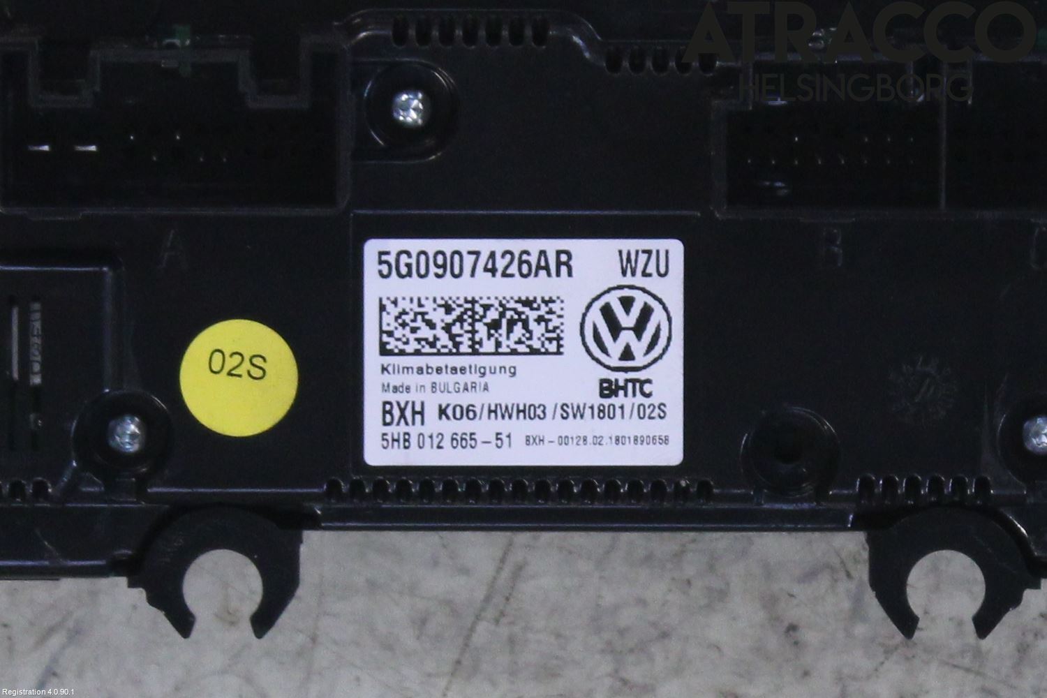 Volkswagen VW GOLF / E-GOLF VII 13-20 Ac Styrenhet Ac Manöveren