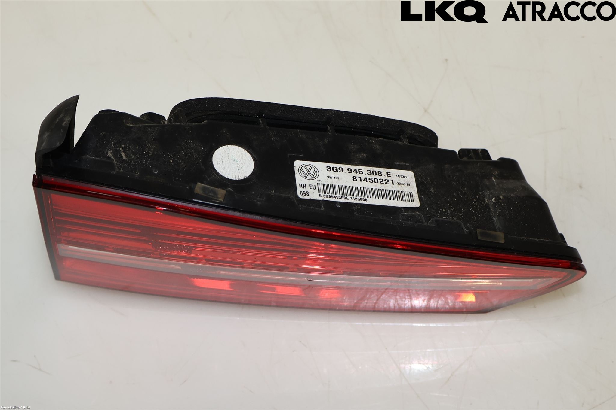 Volkswagen VW PASSAT 15-19 Bakljus Lucka Hö