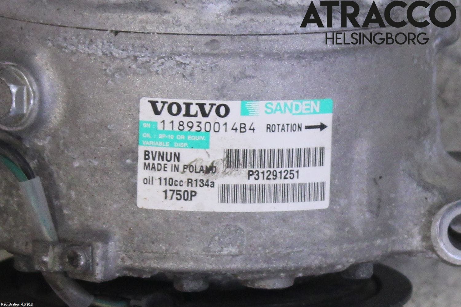 Volvo V40 12-19 Ac Kompressor