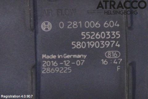 Iveco DAILY 14->> Injluftmassamätare