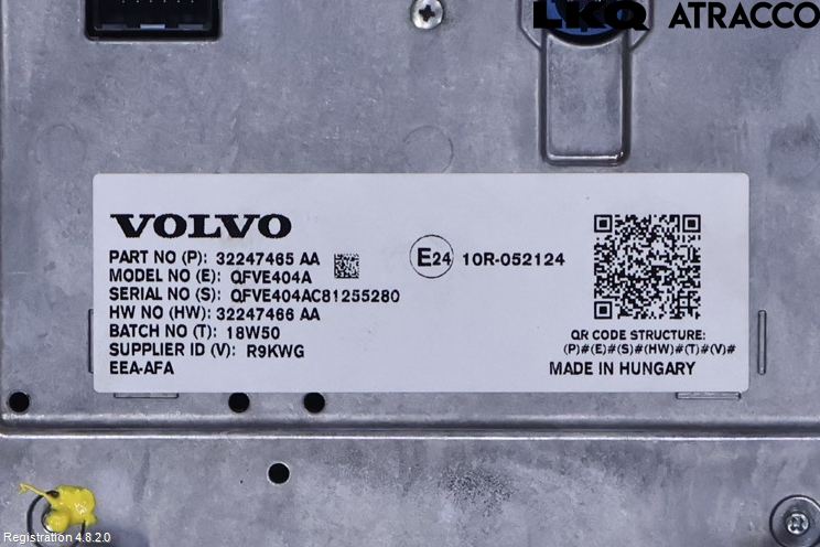 Volvo V60 19- Multifunktionsdisplay