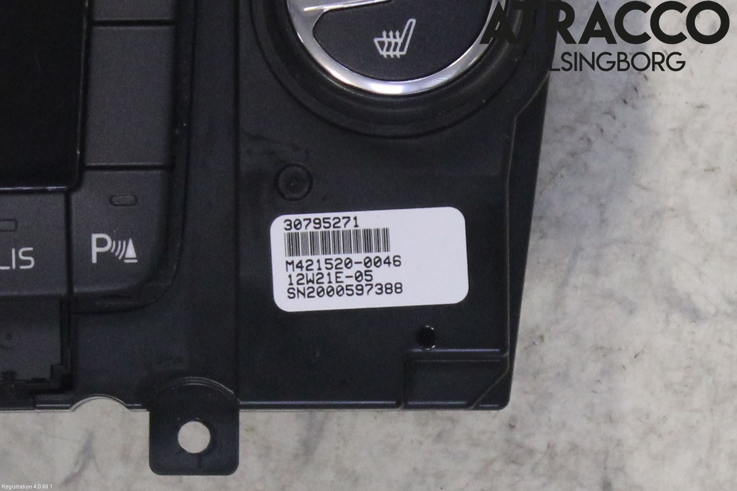 Volvo V70 08-13 Ac Styrenhet Ac Manöveren