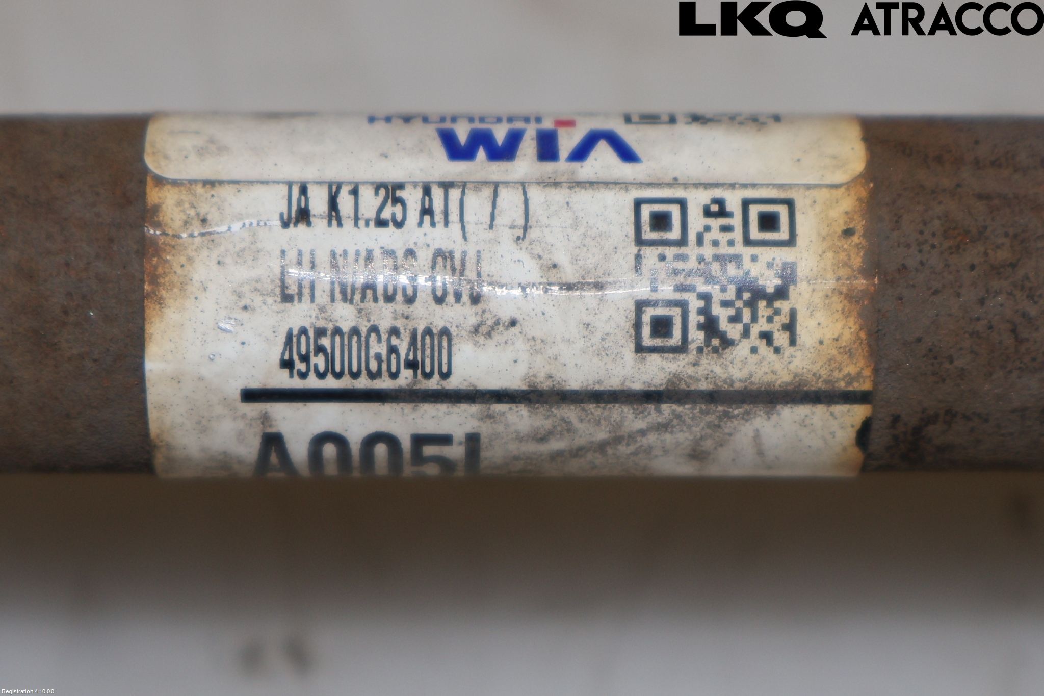 Kia PICANTO 17- Drivaxel Fram Vänster