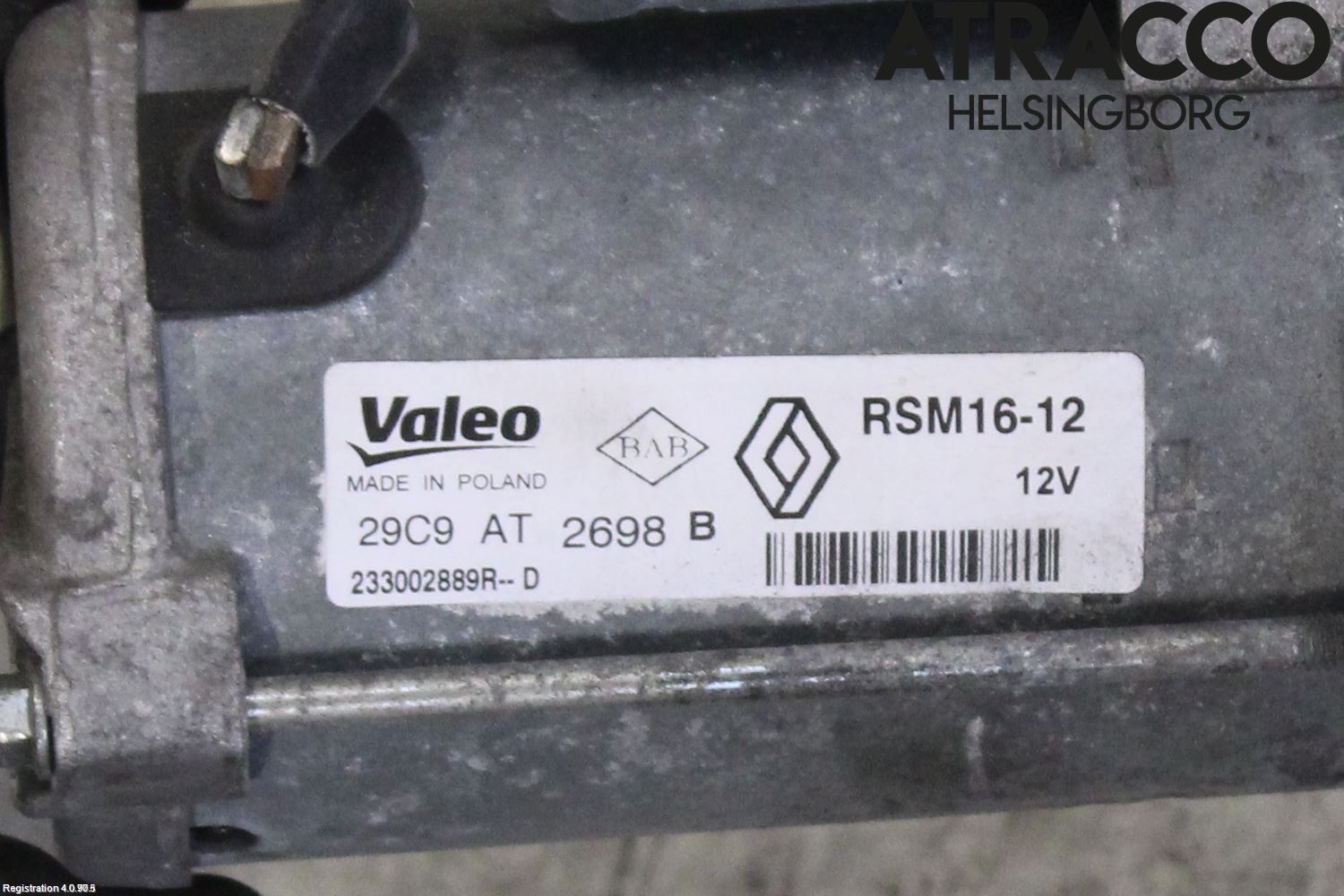 Renault TRAFIC/E-TECH 15- Startmotor Diesel