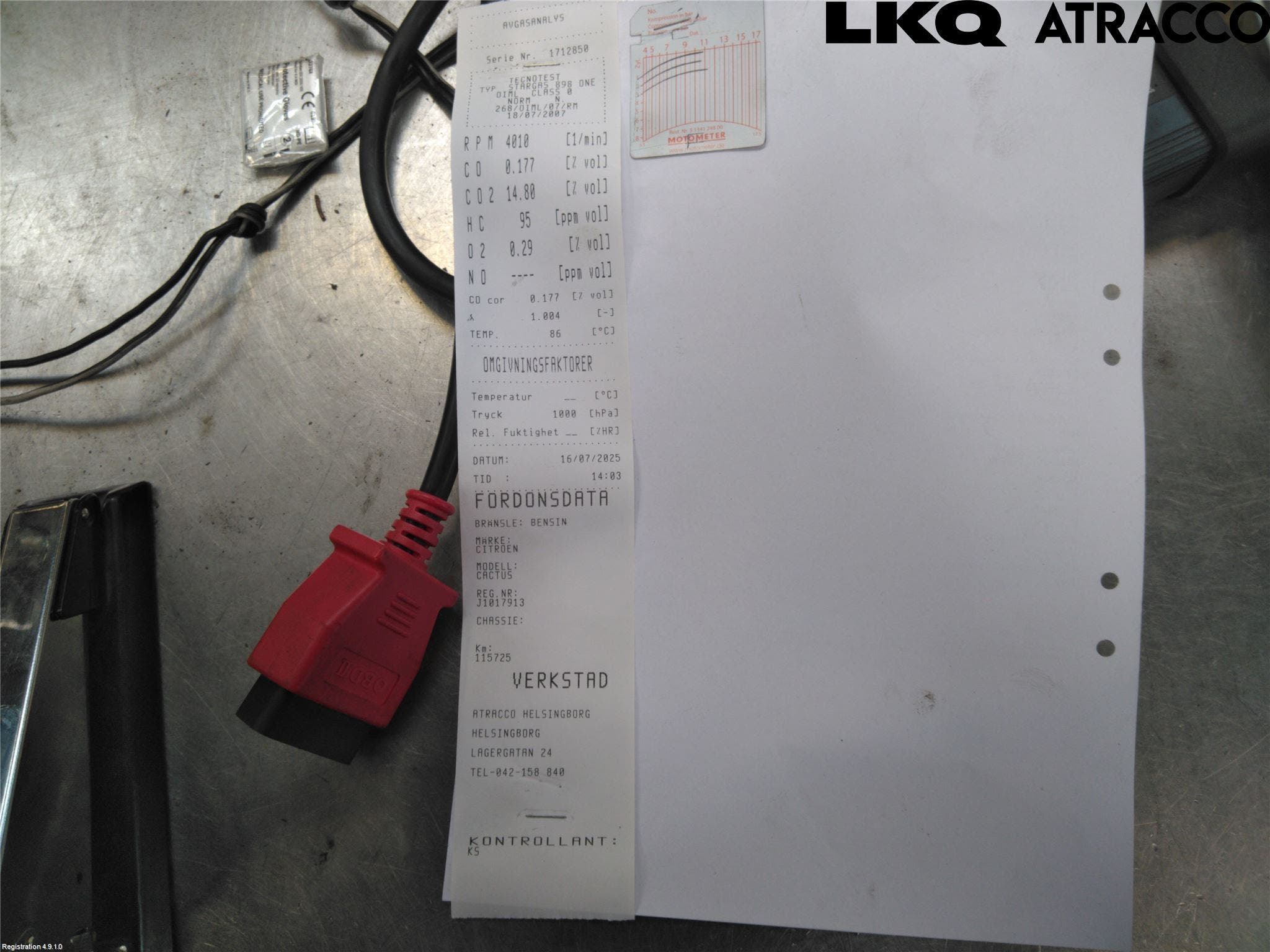 Citroen C4 CACTUS 14-20 Motor Bensin