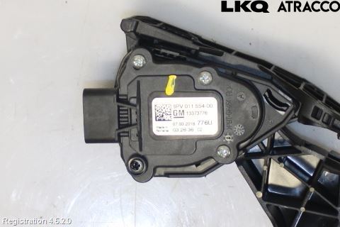 Opel ASTRA K 16-22 Pedal Gas-Broms-Koppling