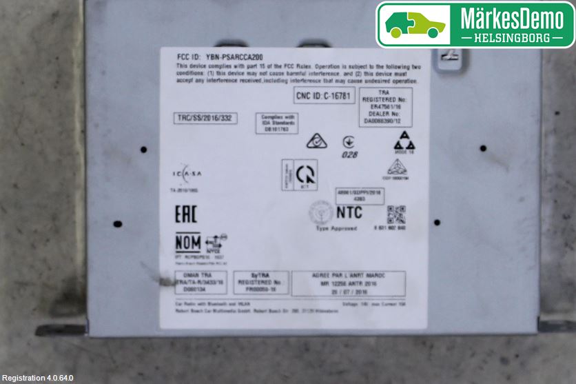 Peugeot EXPERT/E-EXPERT 17- Radio