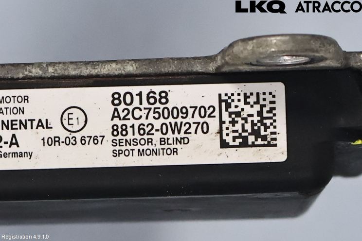 Toyota PRIUS (ZVW50) 16-21 Sensor Aktivt Kollisionsskydd