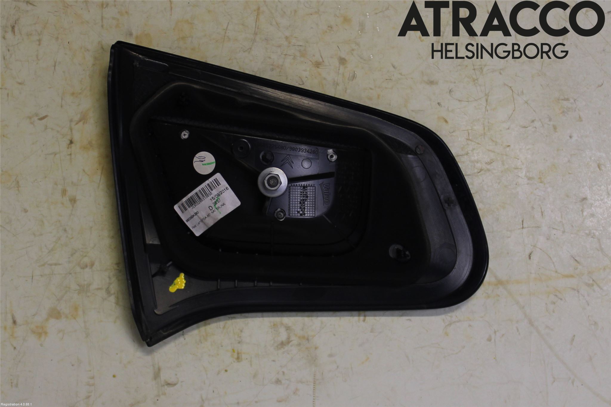 Citroen C3 10-17 Bakljus Lucka Hö