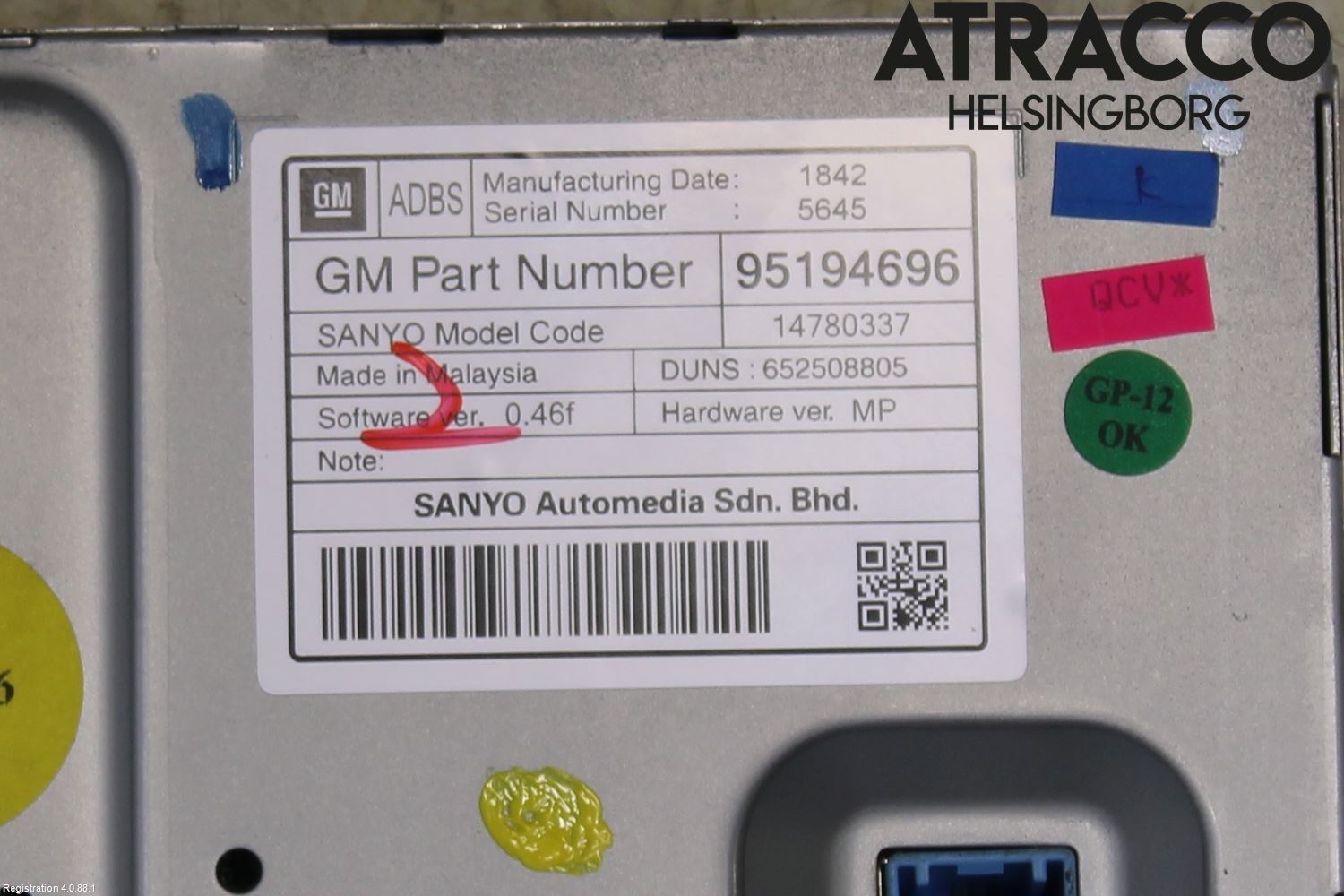 GM CHEVROLET ORLANDO Multifunktionsdisplay